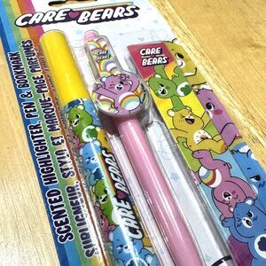 Care Bears Set with Scented Highlighter Pen and Bookmark